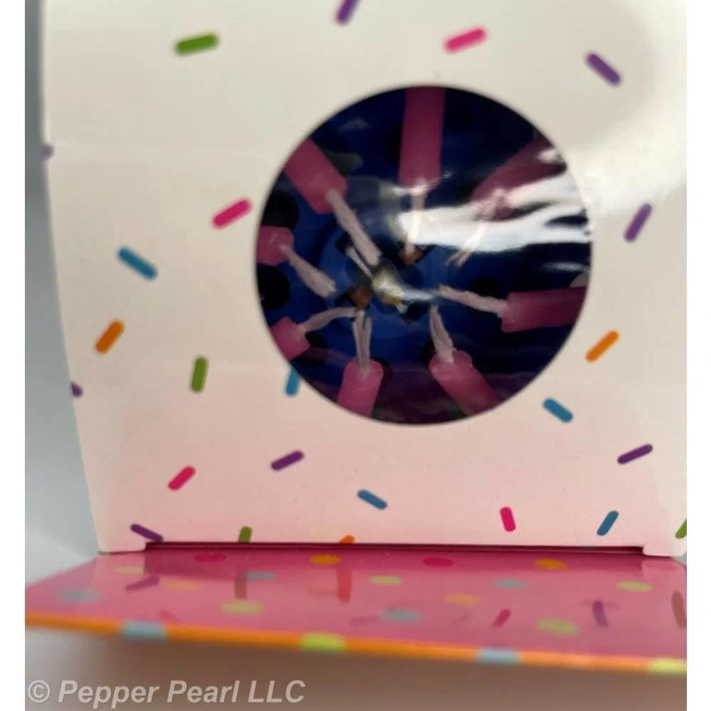 Lotus Birthday Cake Blossom 8 Candles Rotates Petals Open Plays Song 4 Pieces